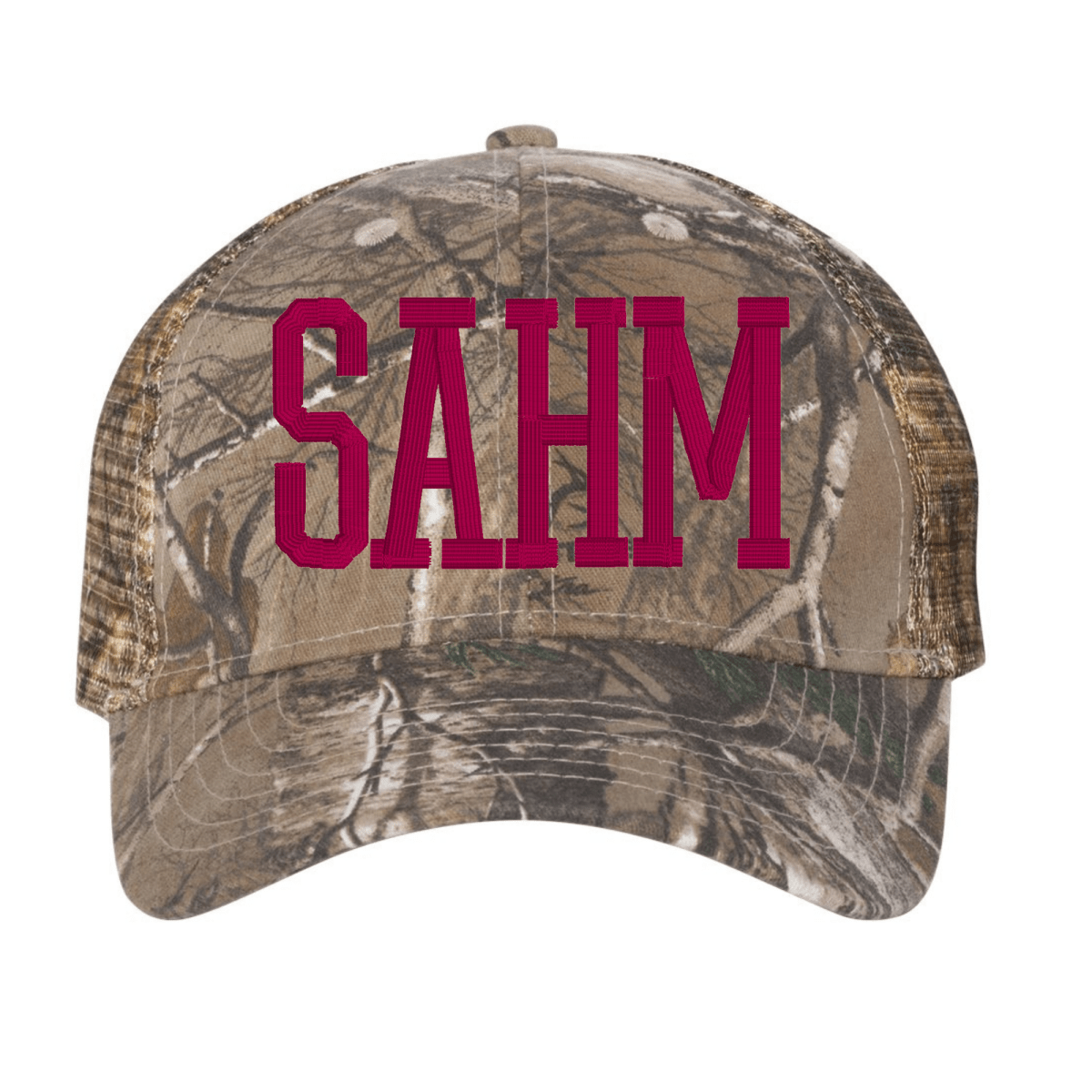Camo 3D Embroidery Trucker Hat