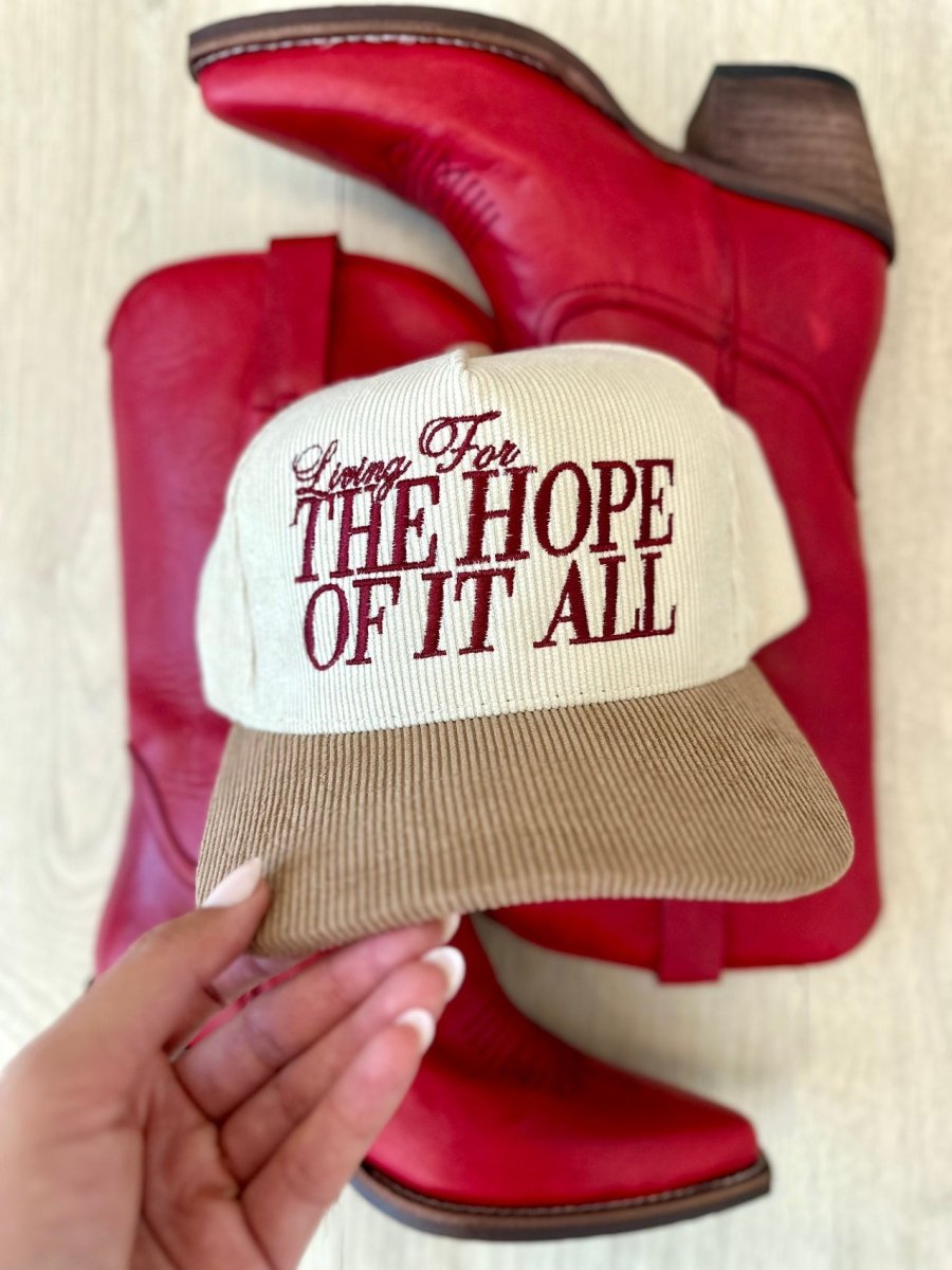 'For The Hope Of It All' Lyrics Corduroy Hat