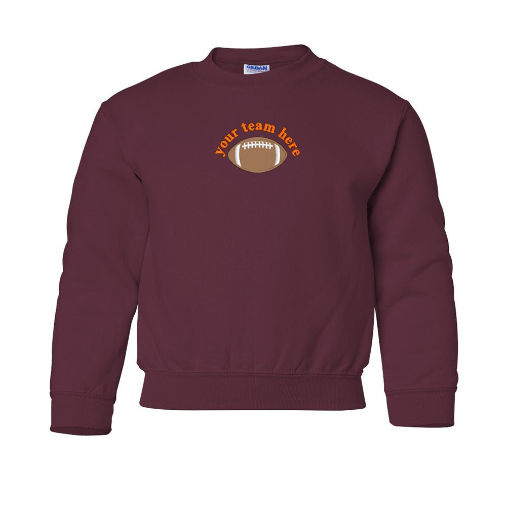 Kids Make It Yours™ Football Gameday Crewneck Sweatshirt