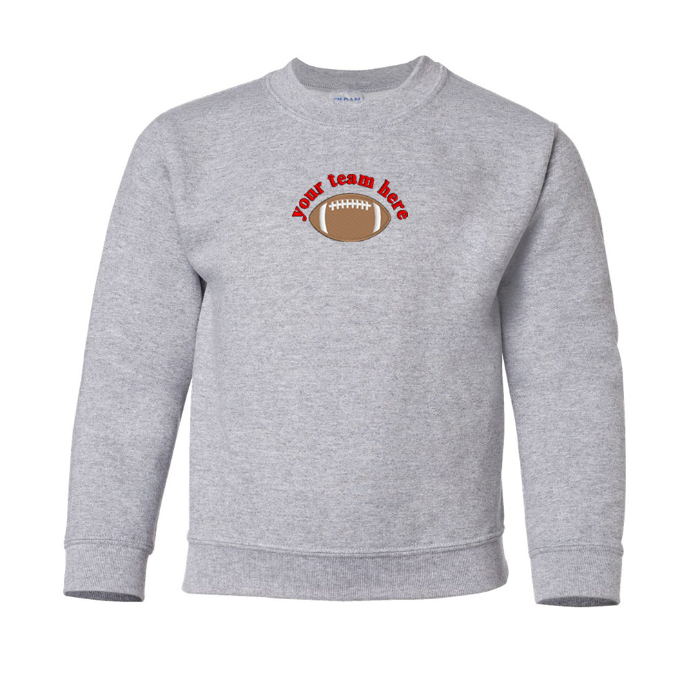 Kids Make It Yours™ Football Gameday Crewneck Sweatshirt