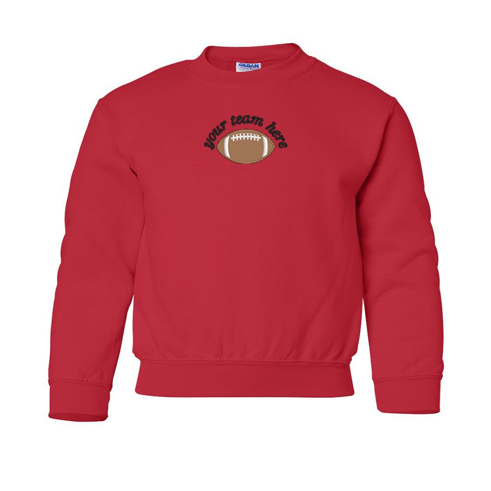 Kids Make It Yours™ Football Gameday Crewneck Sweatshirt