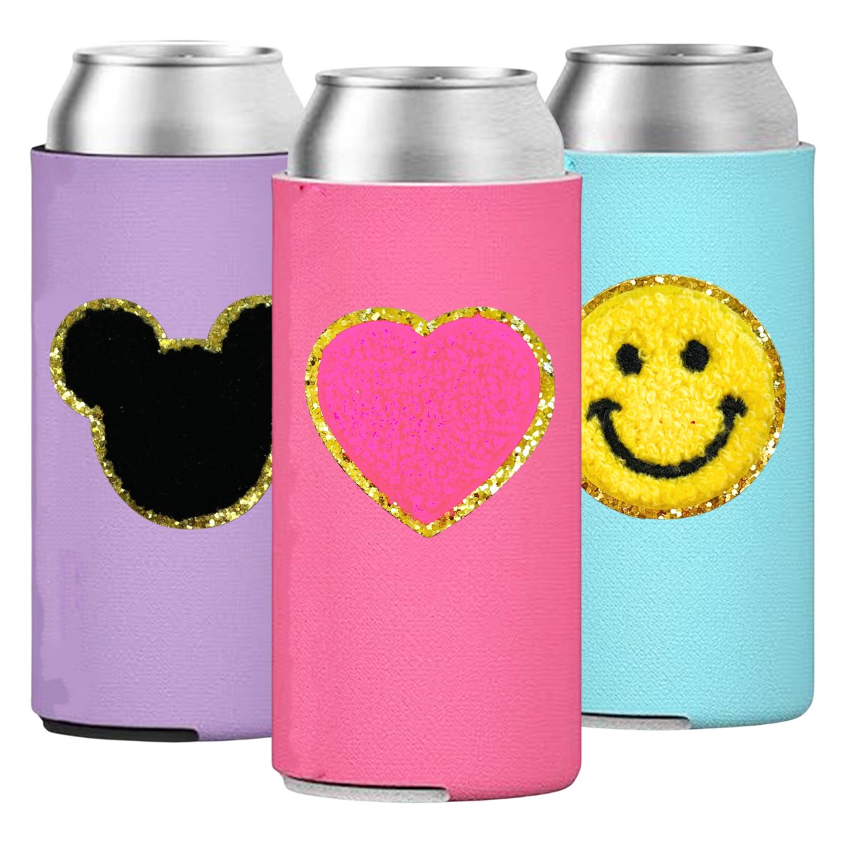 Patch Icon Slim Can Koozie