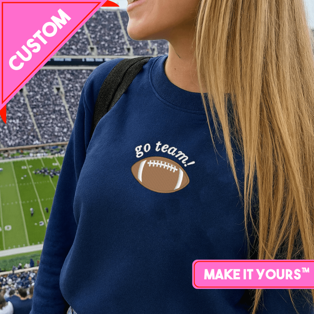 Make It Yours™ Football Gameday Sweatshirt