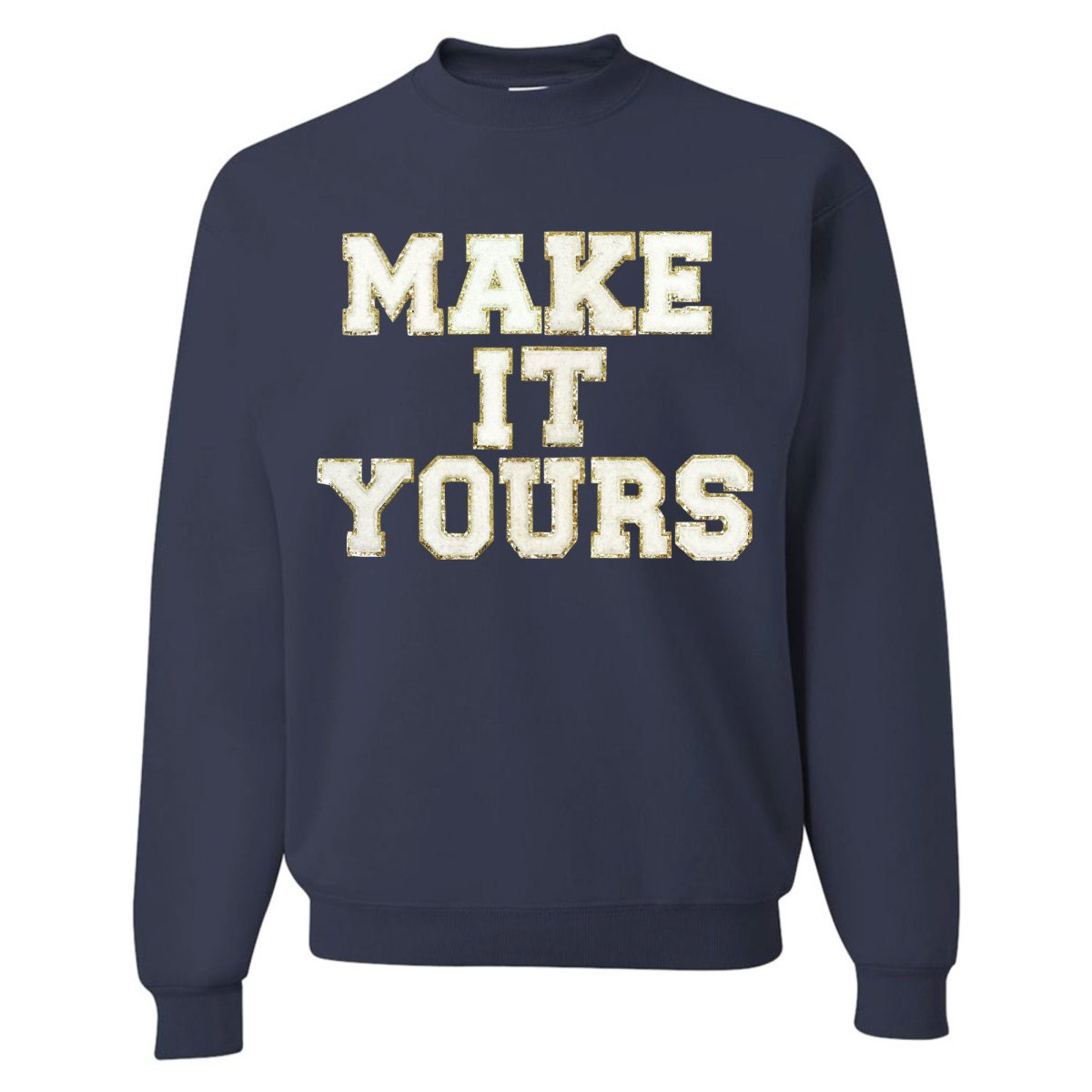 Make It Yours™ Letter Patch Gameday Crewneck Sweatshirt