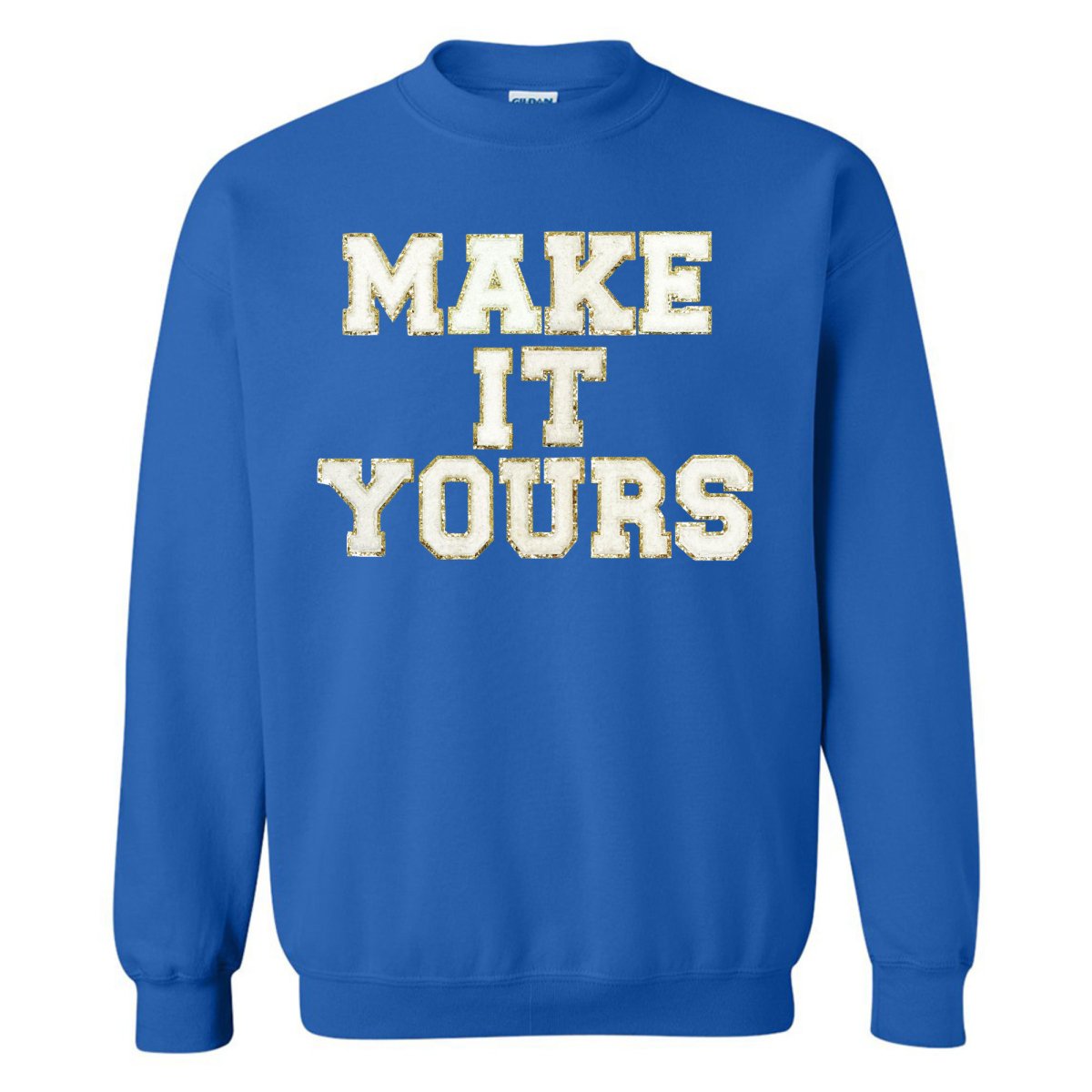 Make It Yours™ Letter Patch Gameday Crewneck Sweatshirt