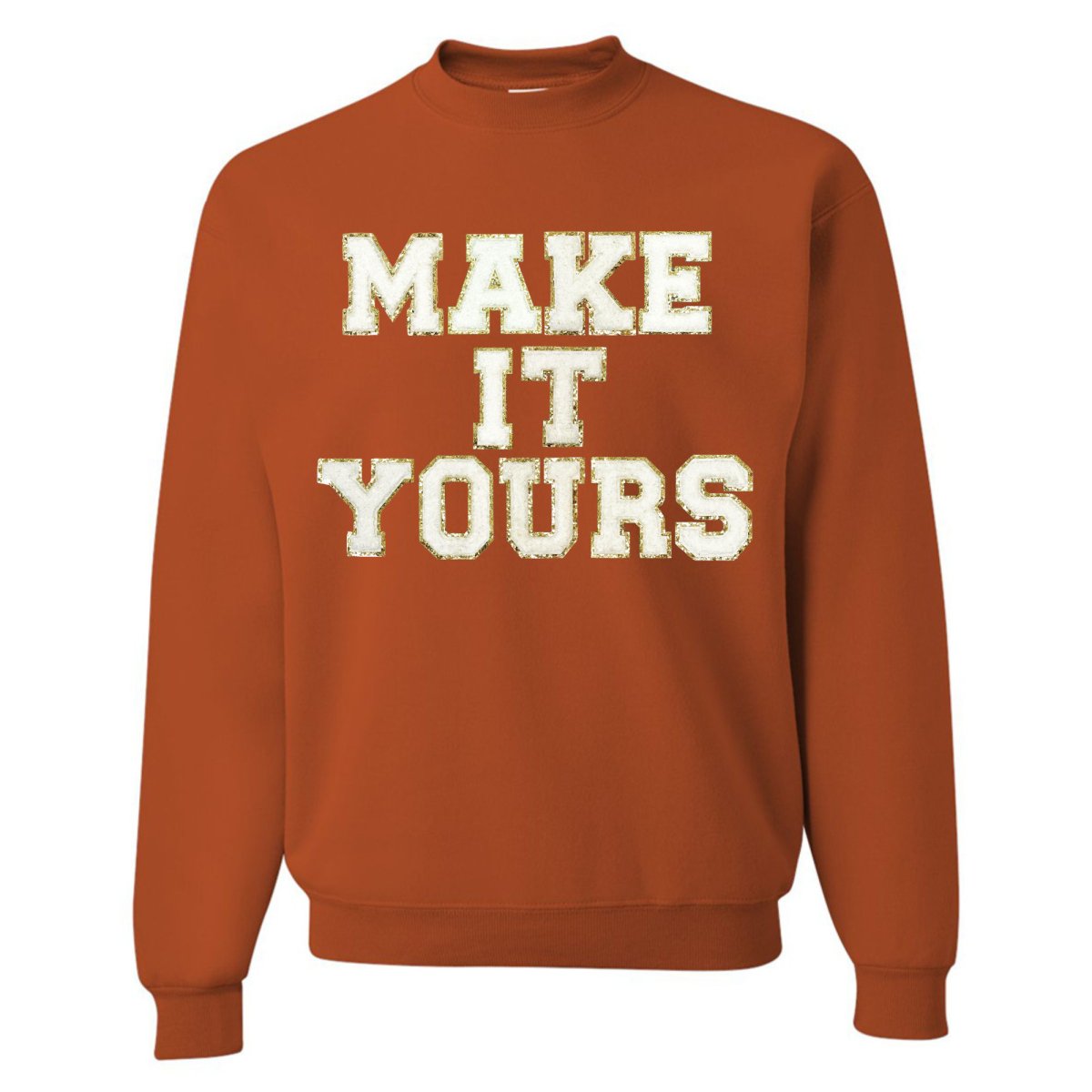 Make It Yours™ Letter Patch Gameday Crewneck Sweatshirt