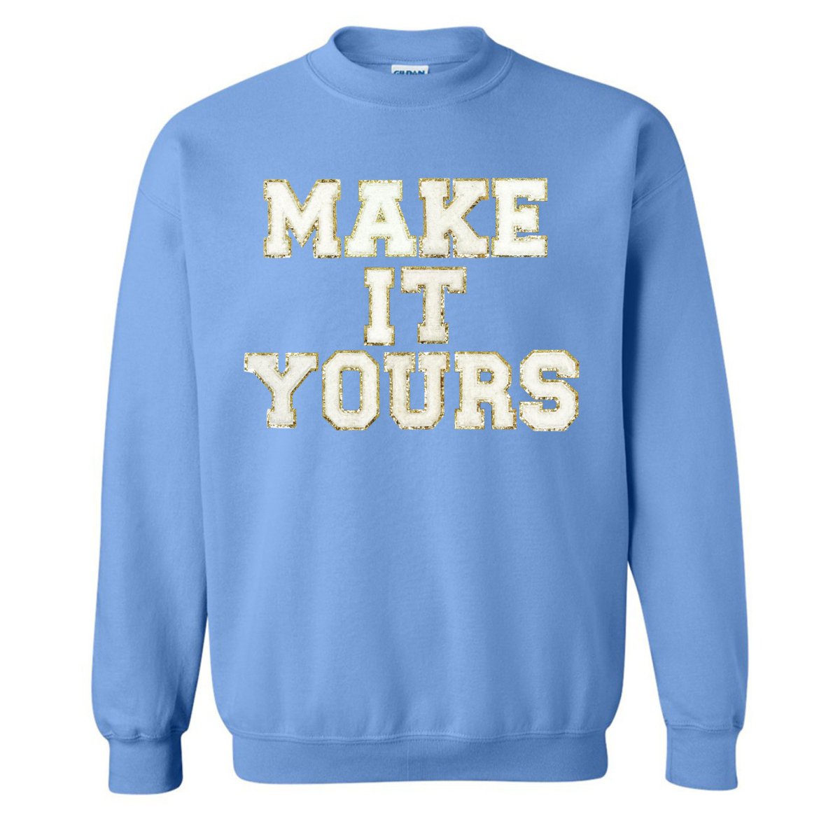 Make It Yours™ Letter Patch Gameday Crewneck Sweatshirt