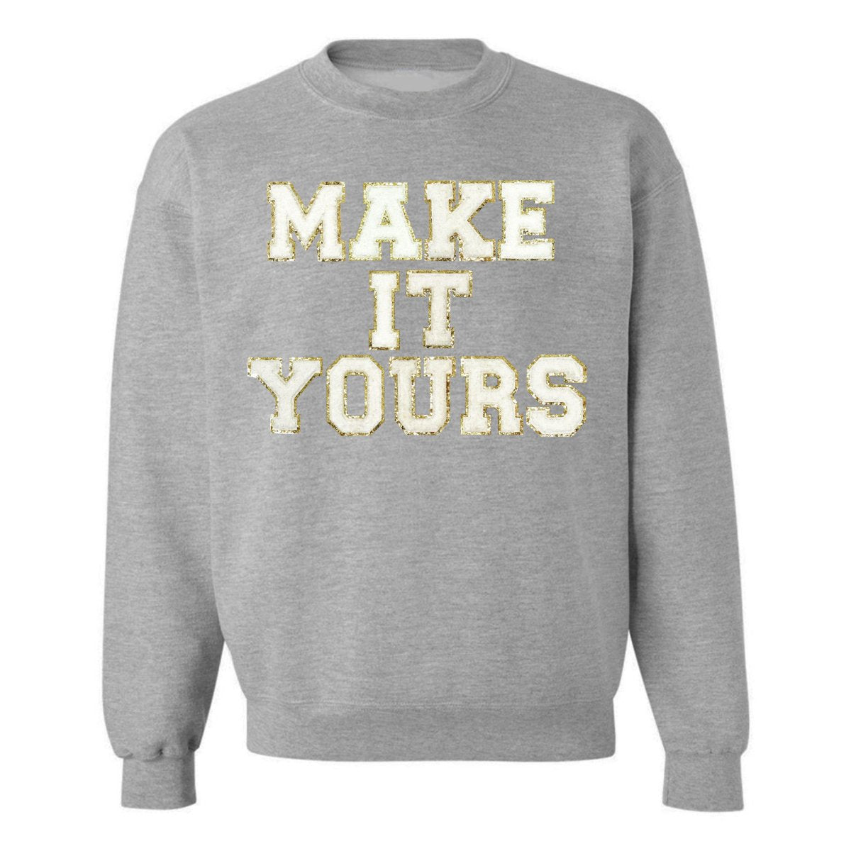 Make It Yours™ Letter Patch Gameday Crewneck Sweatshirt