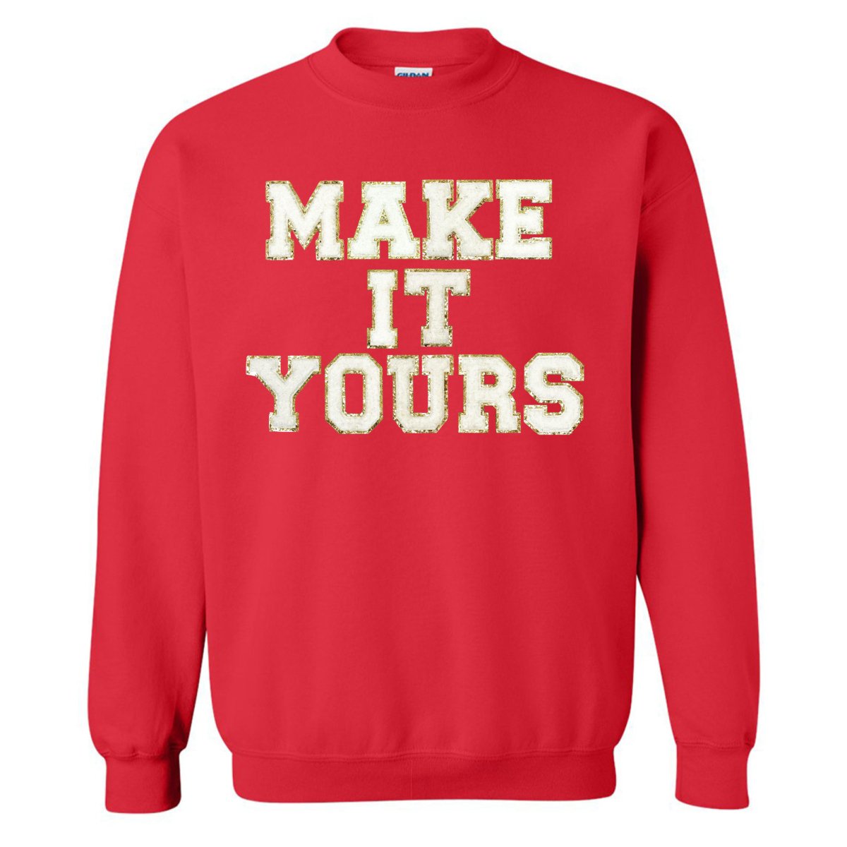 Make It Yours™ Letter Patch Gameday Crewneck Sweatshirt