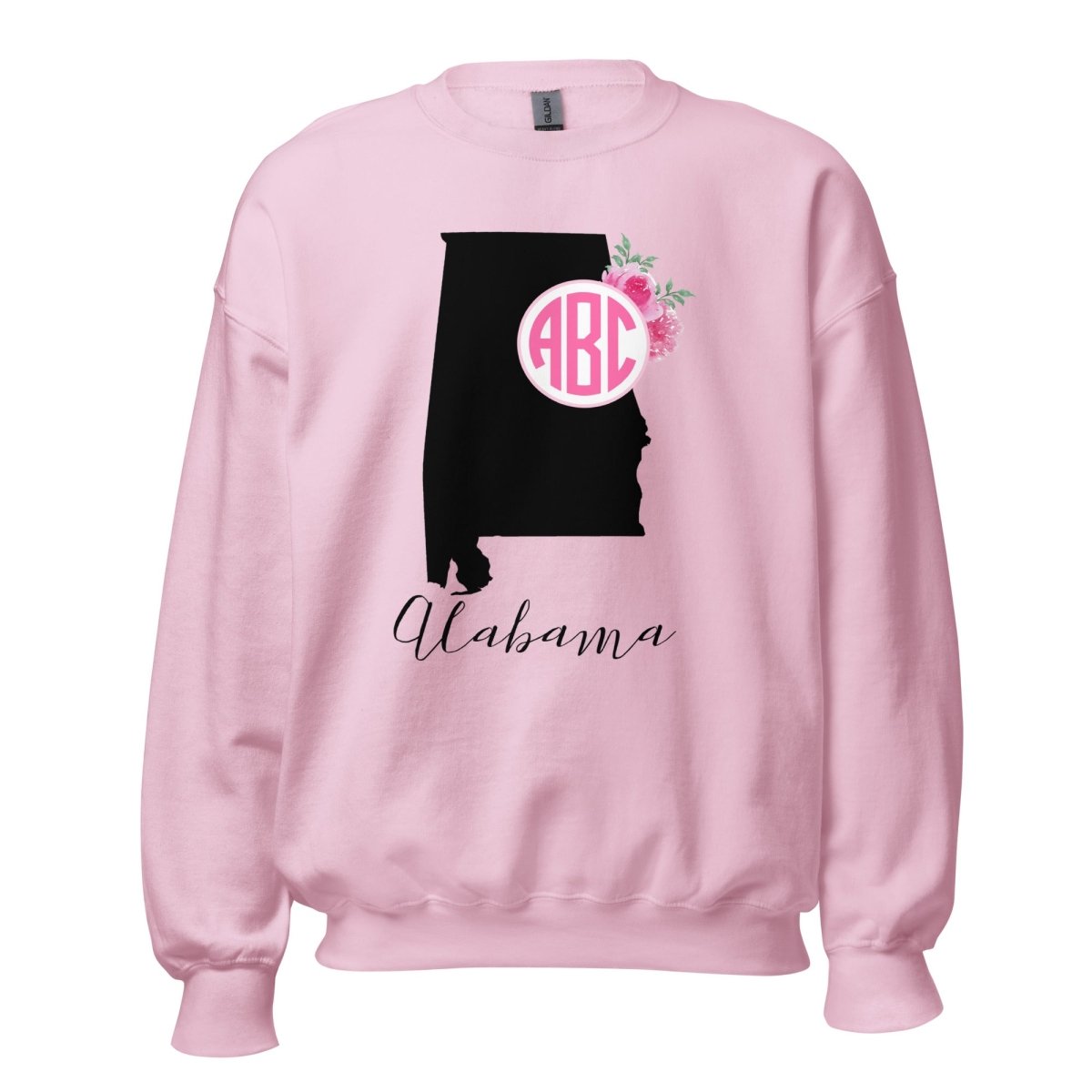 Monogrammed 'Alabama State Pride' Crewneck Sweatshirt