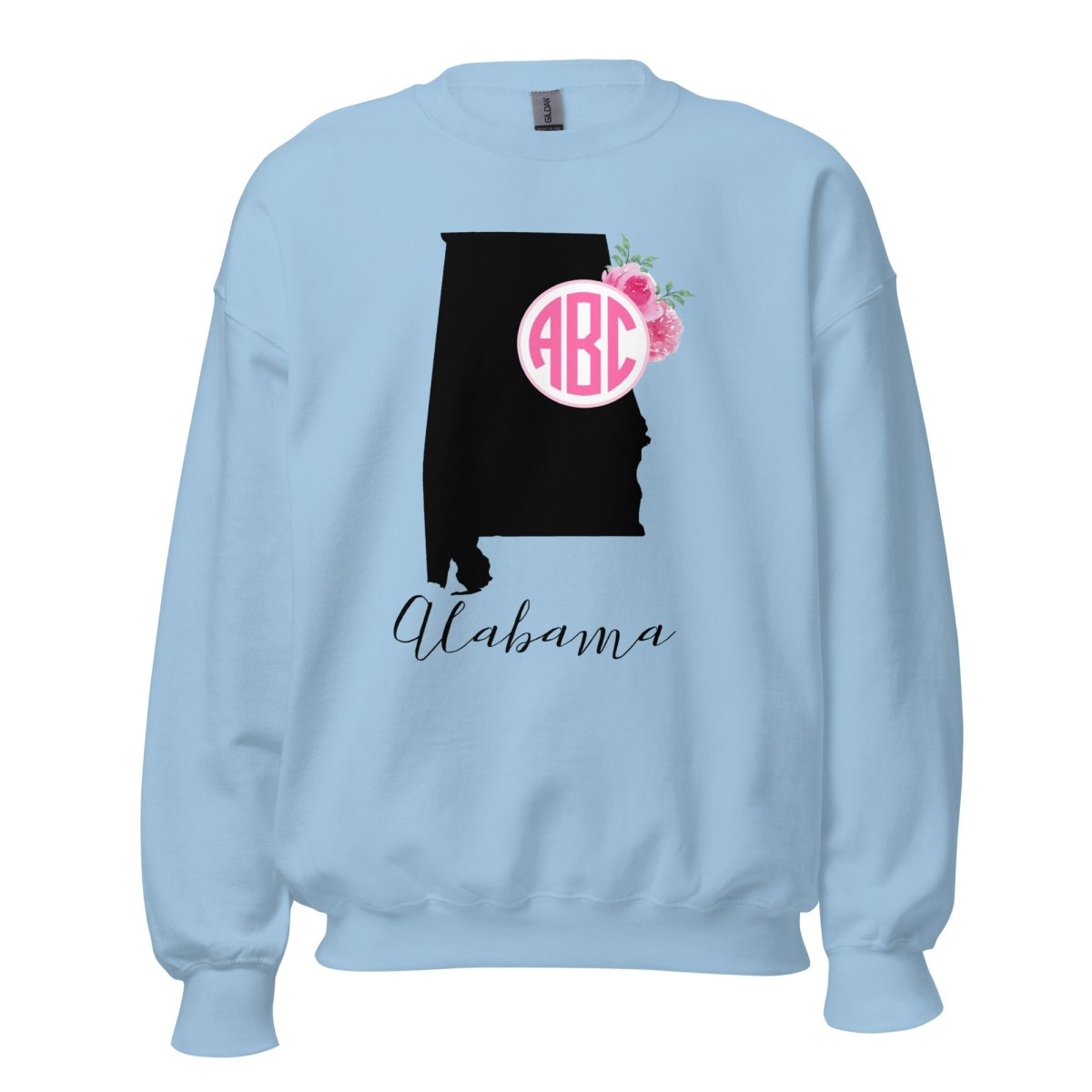 Monogrammed 'Alabama State Pride' Crewneck Sweatshirt