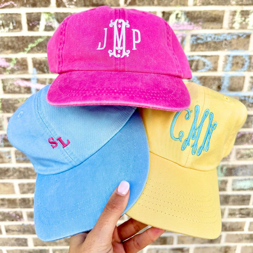 Monogrammed Baseball Hat