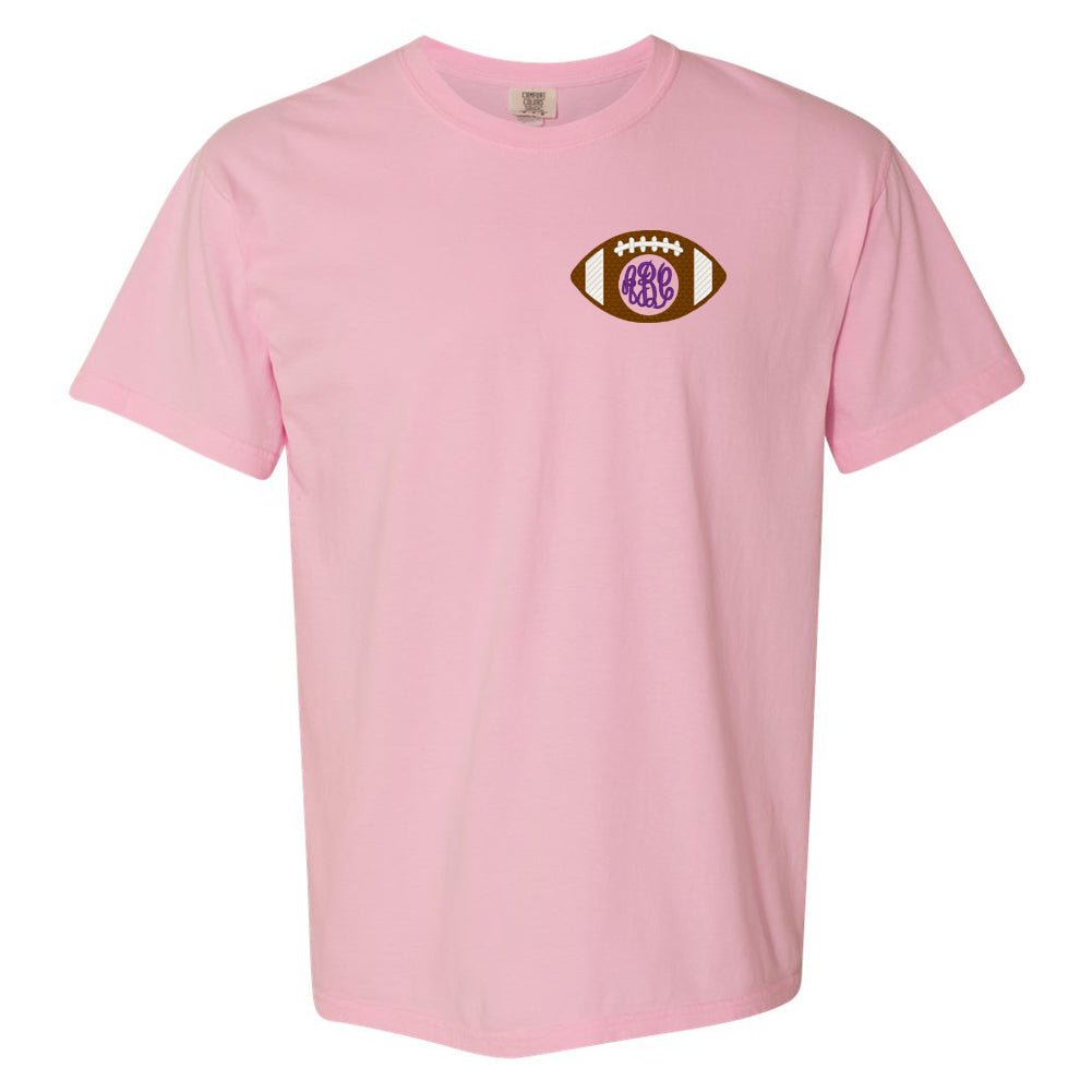 Monogrammed Football T-Shirt