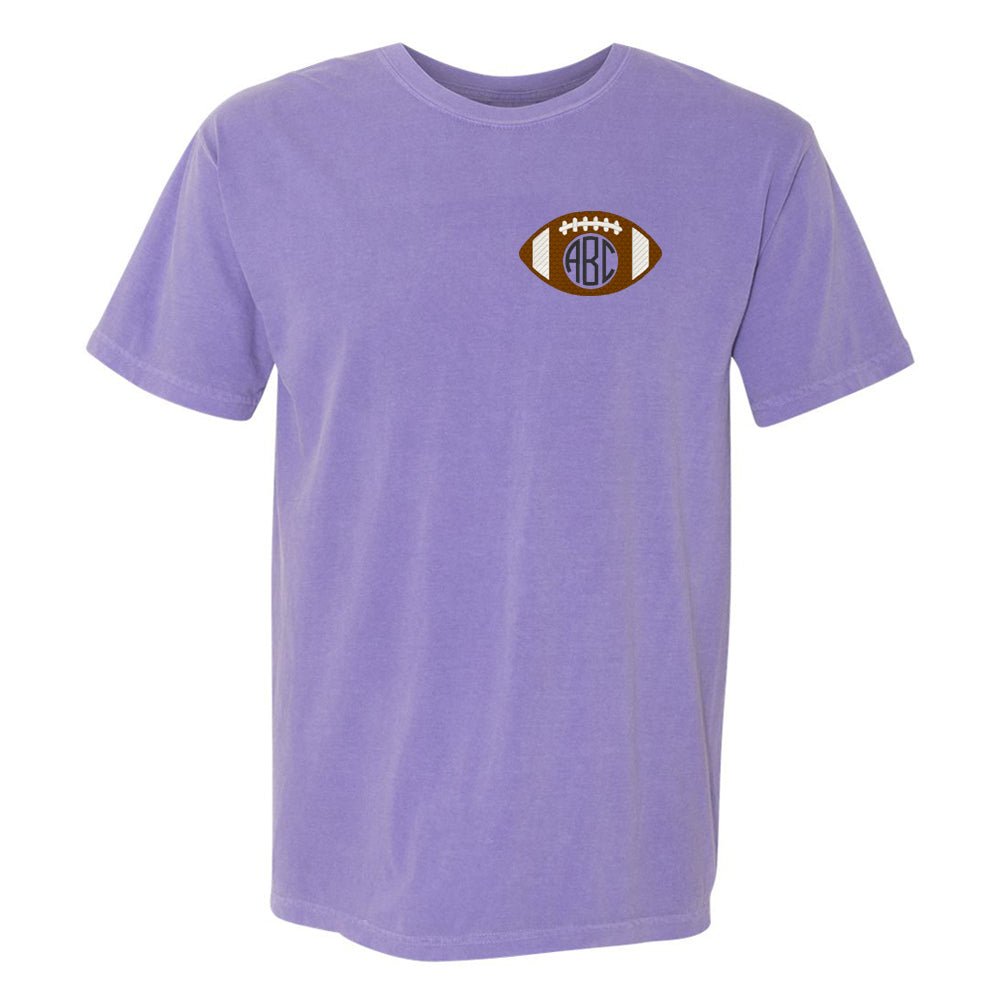 Monogrammed Football T-Shirt