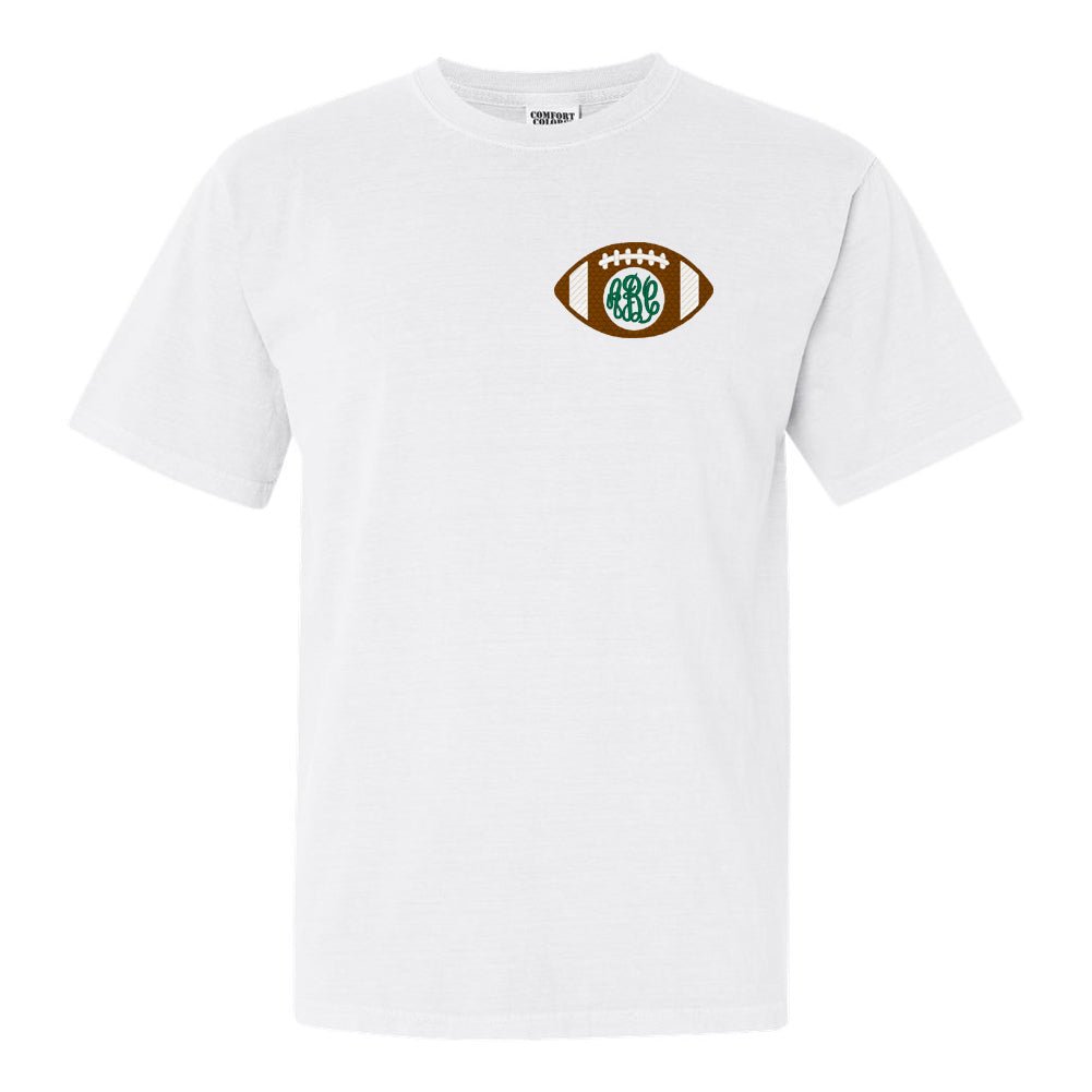 Monogrammed Football T-Shirt