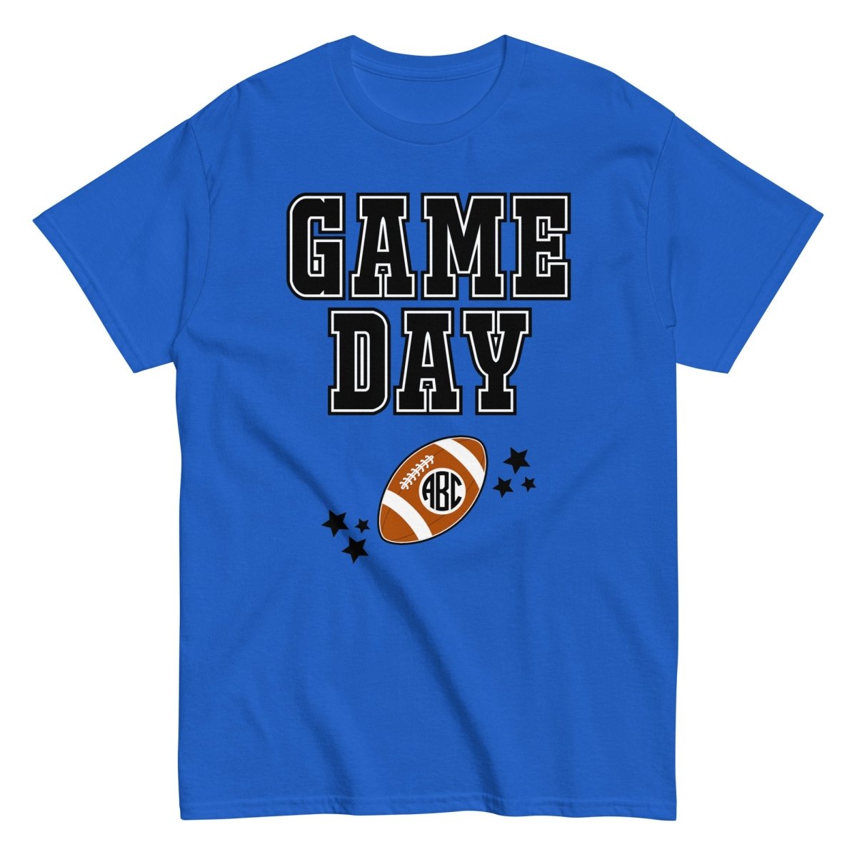 Monogrammed 'Game Day' Basic T-Shirt