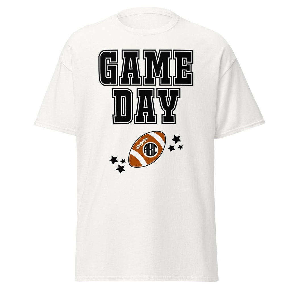 Monogrammed 'Game Day' Basic T-Shirt