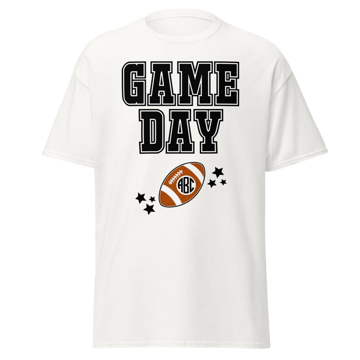 Monogrammed 'Game Day' Basic T-Shirt