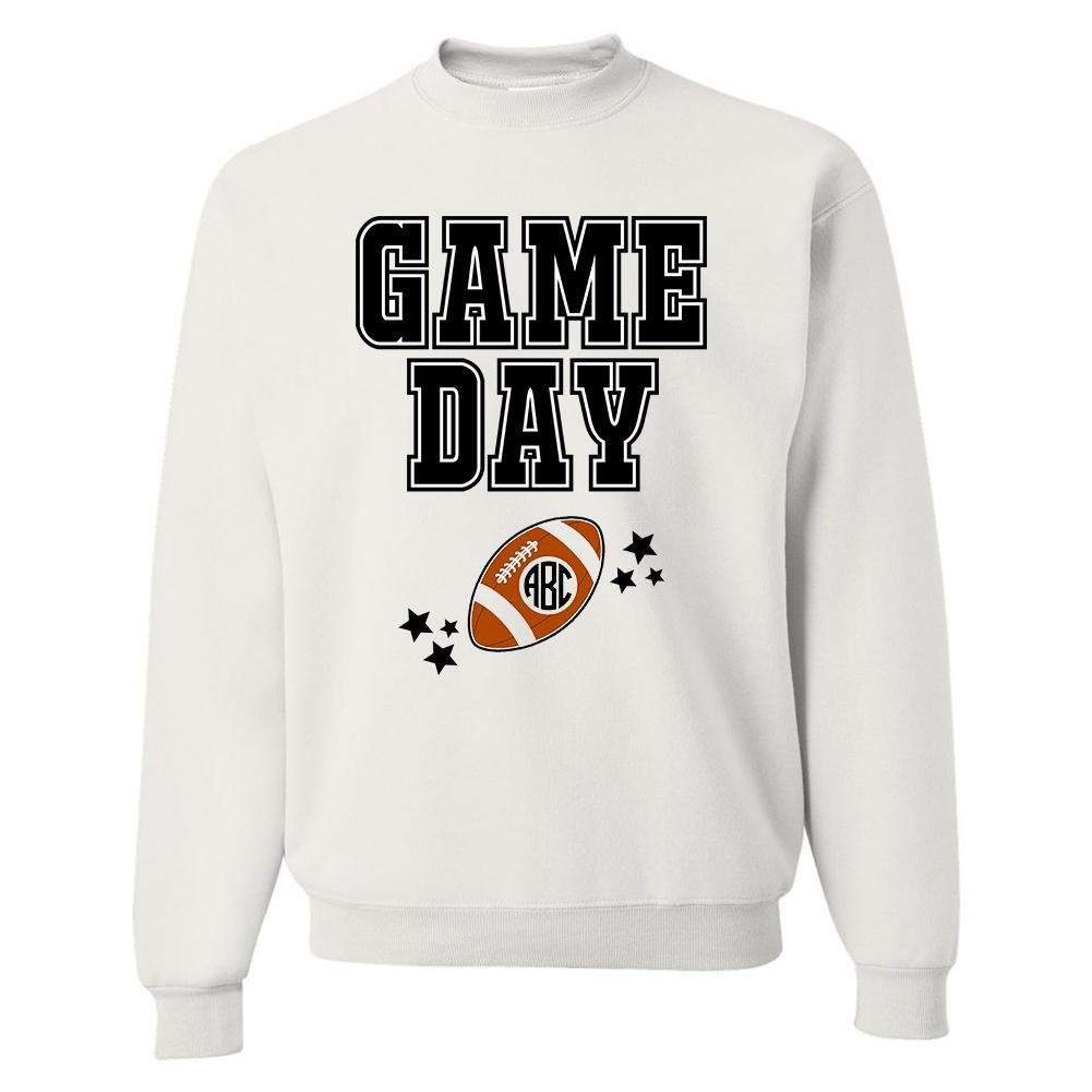 Monogrammed 'Game Day' Crewneck Sweatshirt