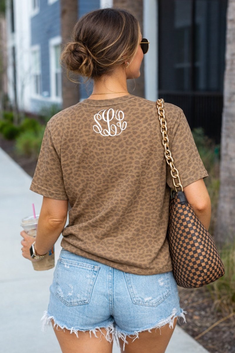 Monogrammed Pattern T-Shirt