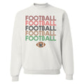 Monogrammed 'Retro Football' Crewneck Sweatshirt
