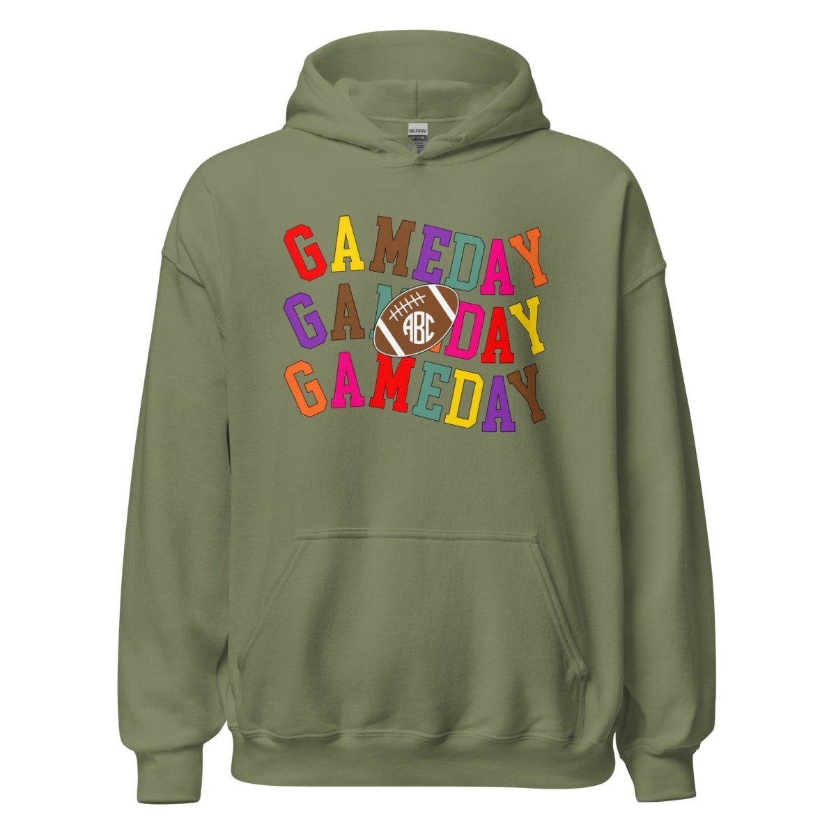 Monogrammed 'Retro Game Day' Hoodie