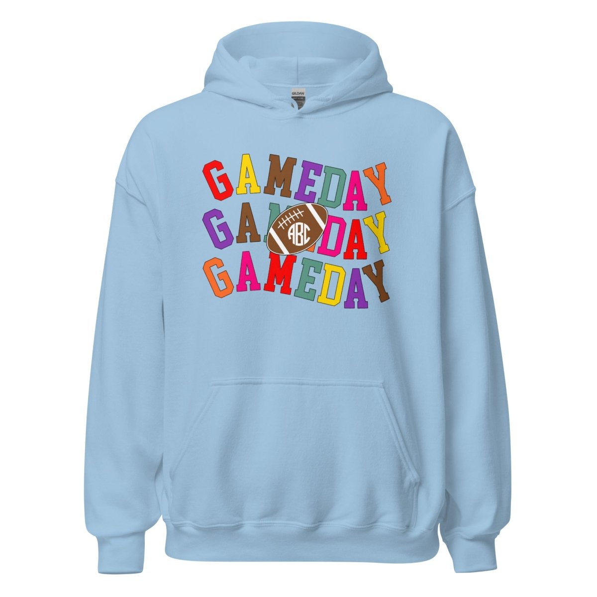 Monogrammed 'Retro Game Day' Hoodie