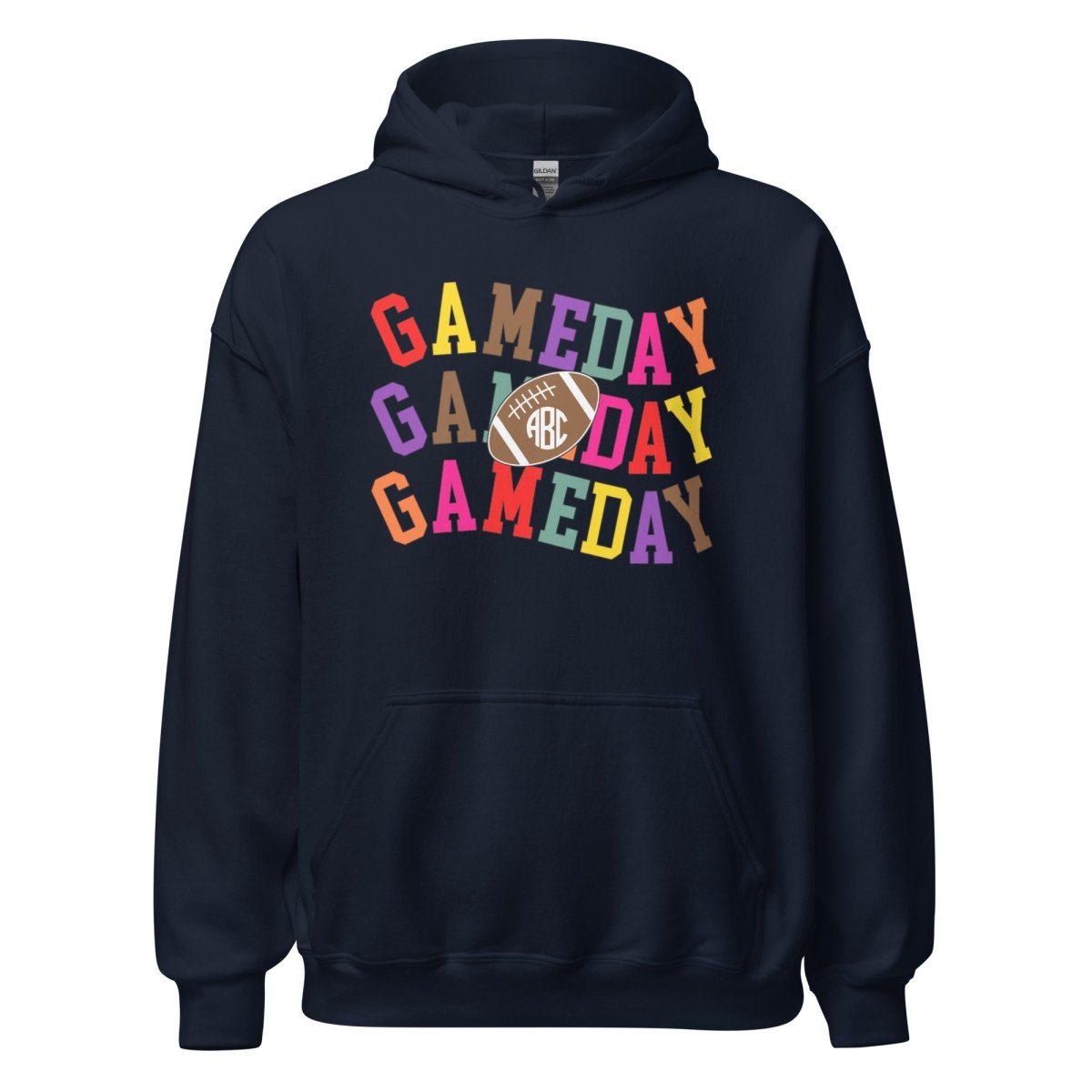 Monogrammed 'Retro Game Day' Hoodie