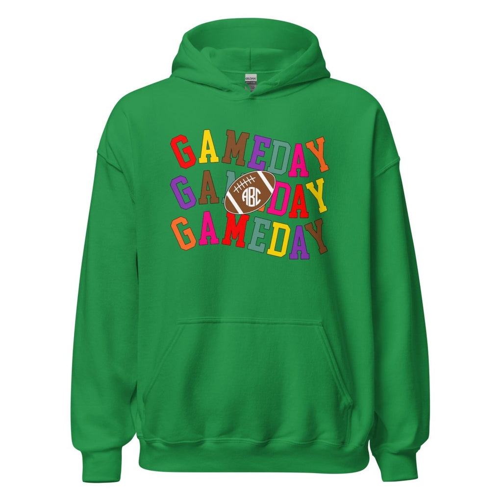 Monogrammed 'Retro Game Day' Hoodie