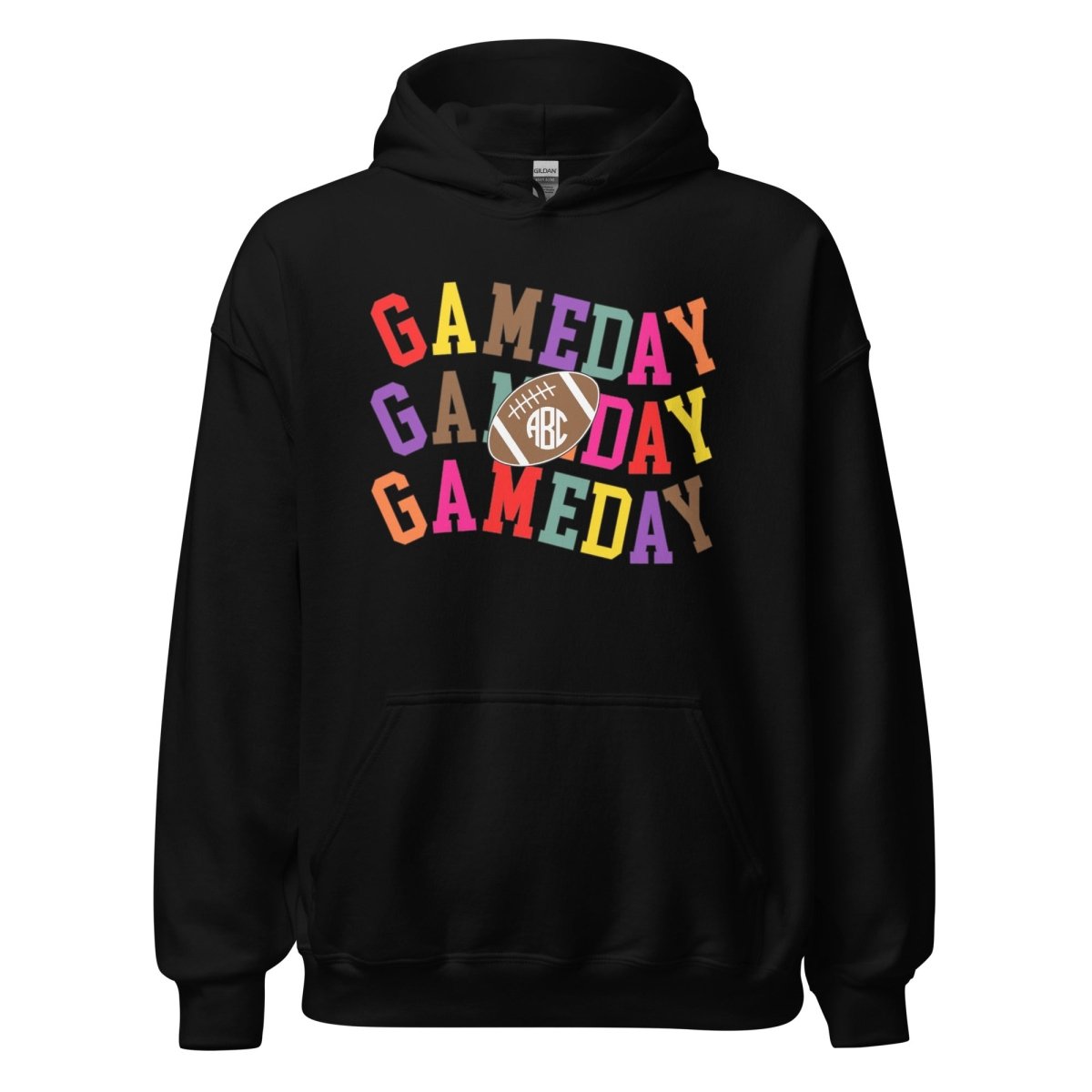 Monogrammed 'Retro Game Day' Hoodie