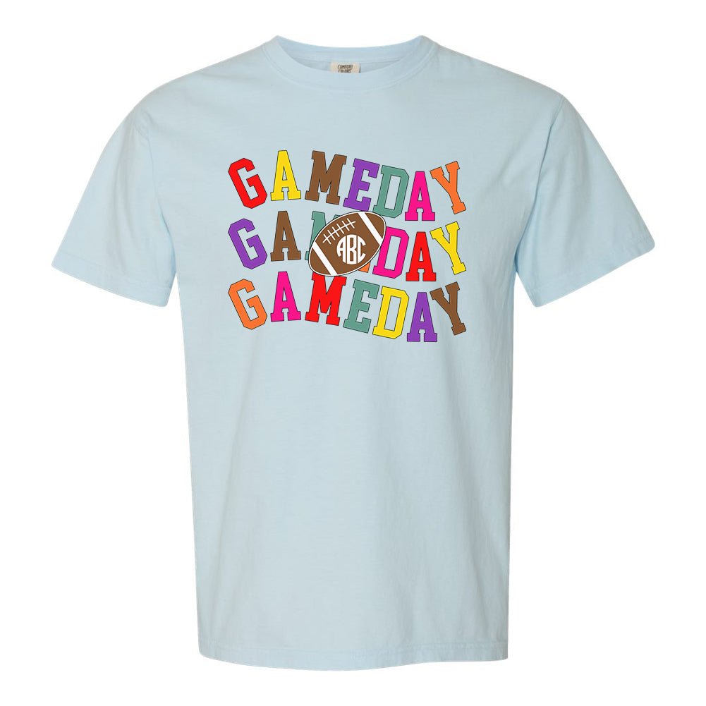 Monogrammed 'Retro Game Day' T-Shirt