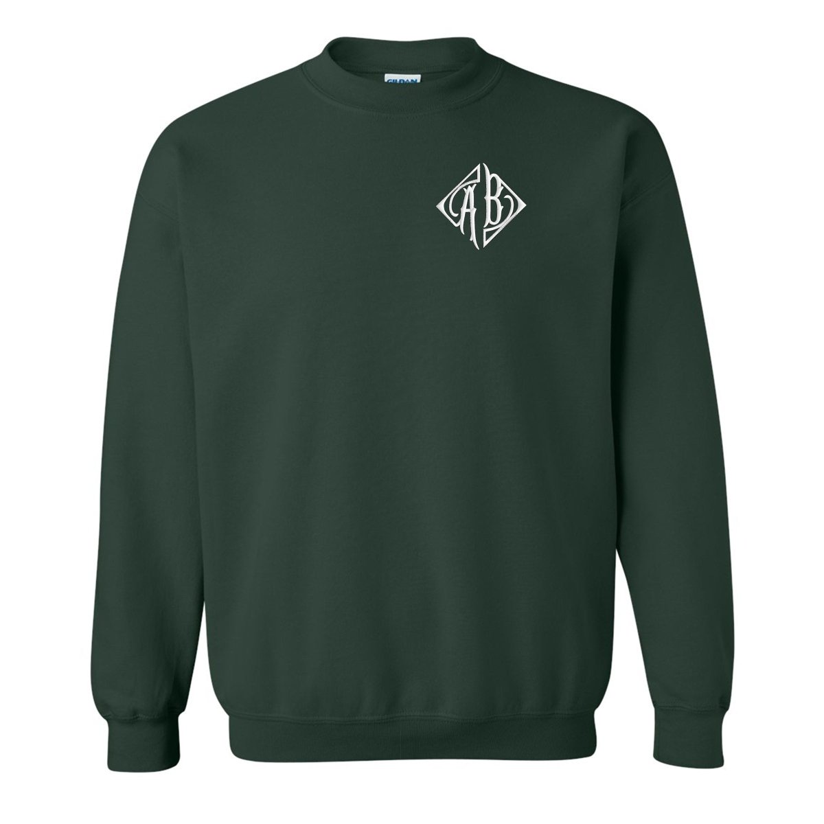 Monogrammed Team Color Crewneck