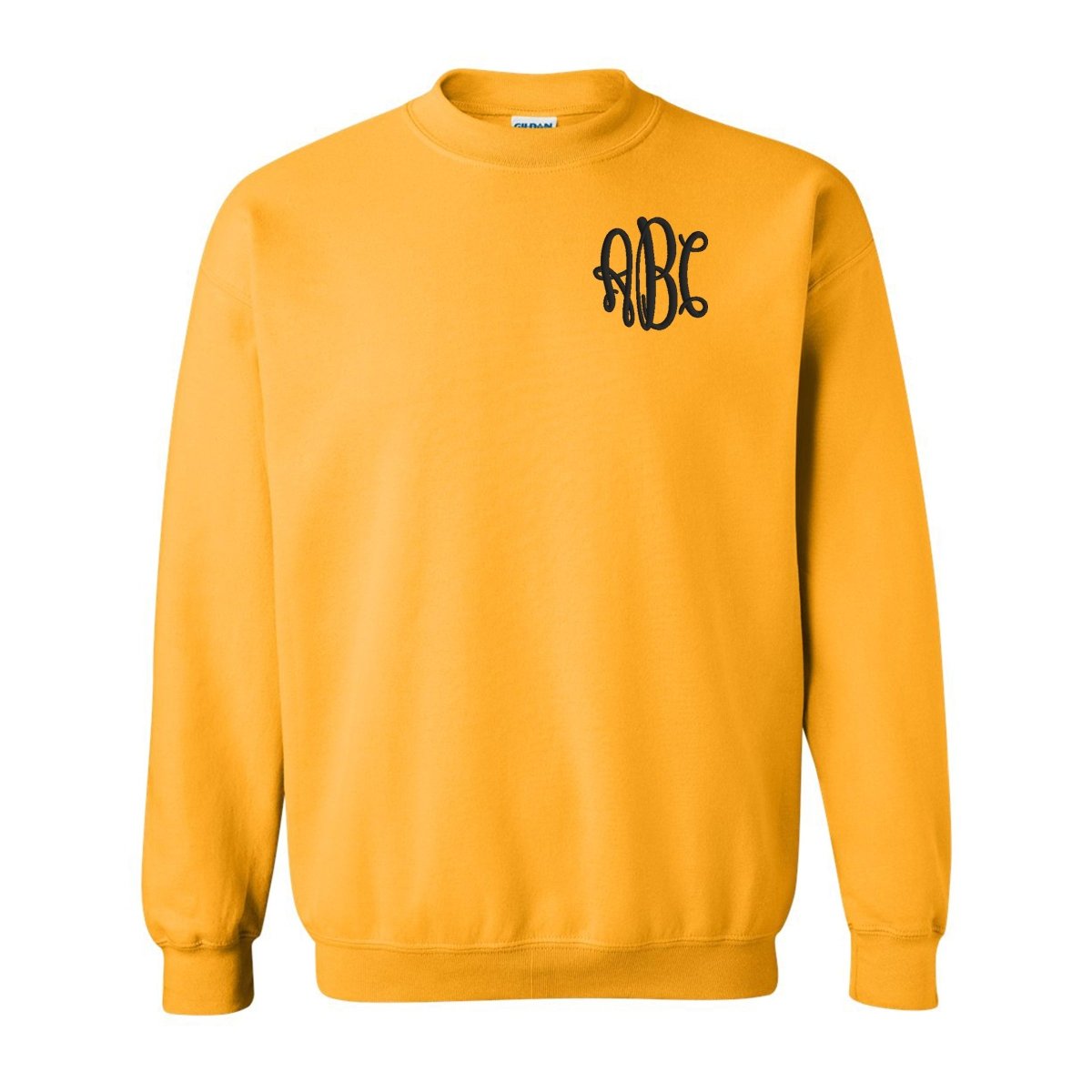 Monogrammed Team Color Crewneck