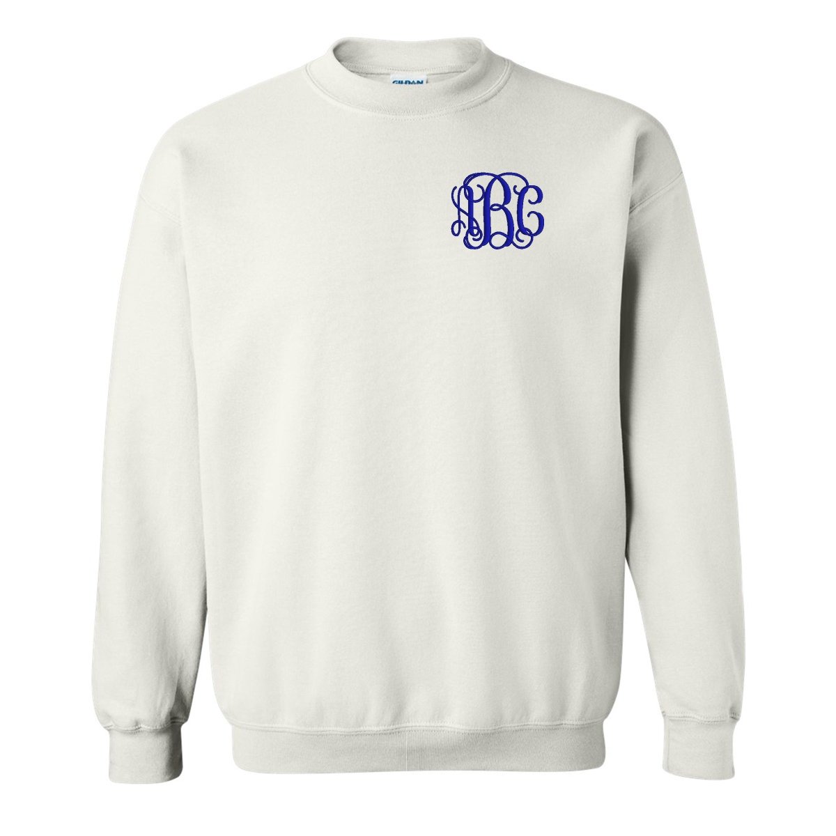 Monogrammed Team Color Crewneck