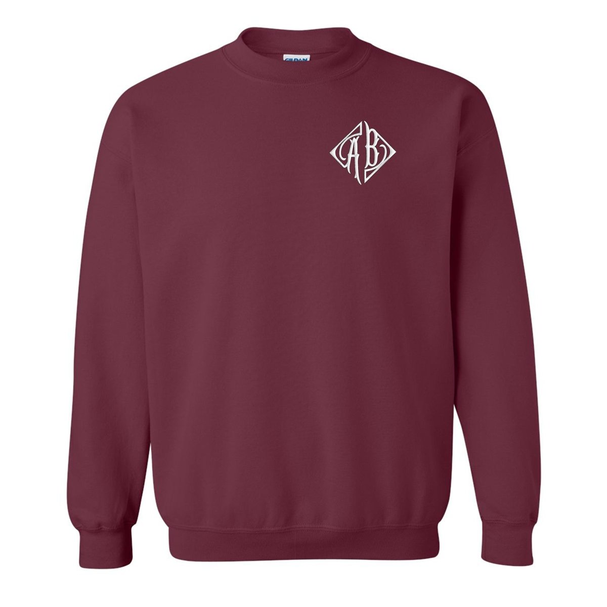 Monogrammed Team Color Crewneck