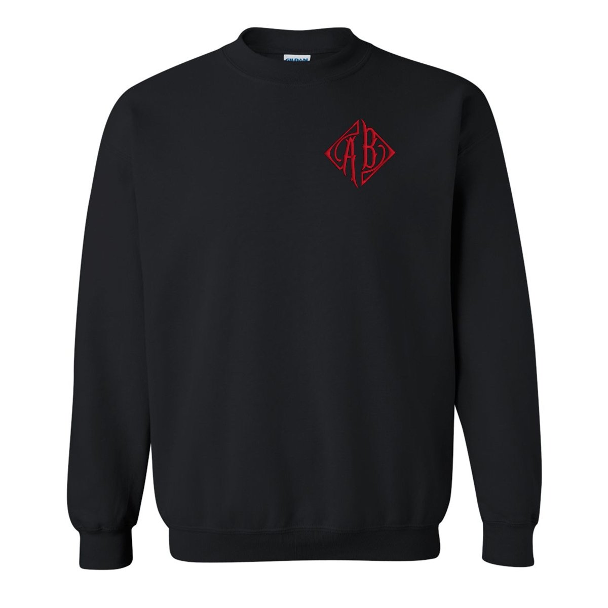 Monogrammed Team Color Crewneck