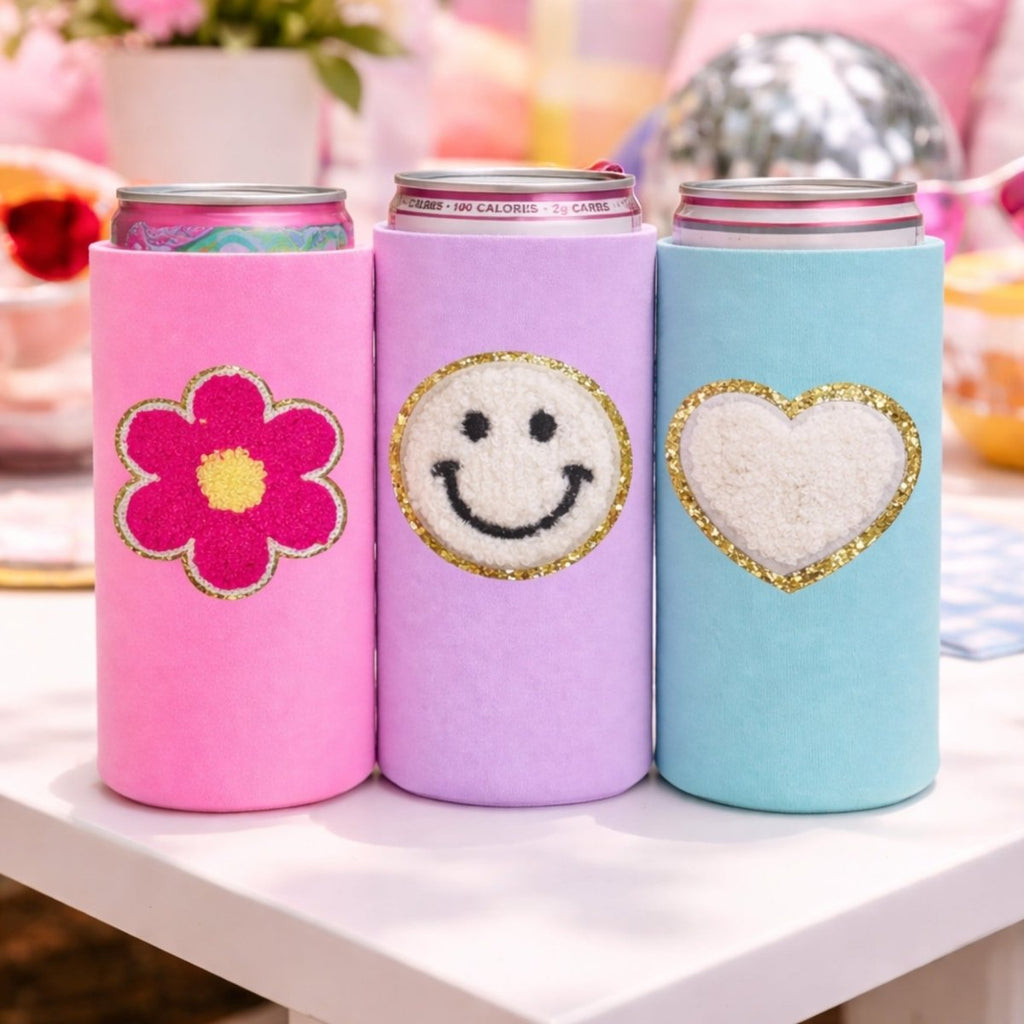 Patch Icon Slim Can Koozie