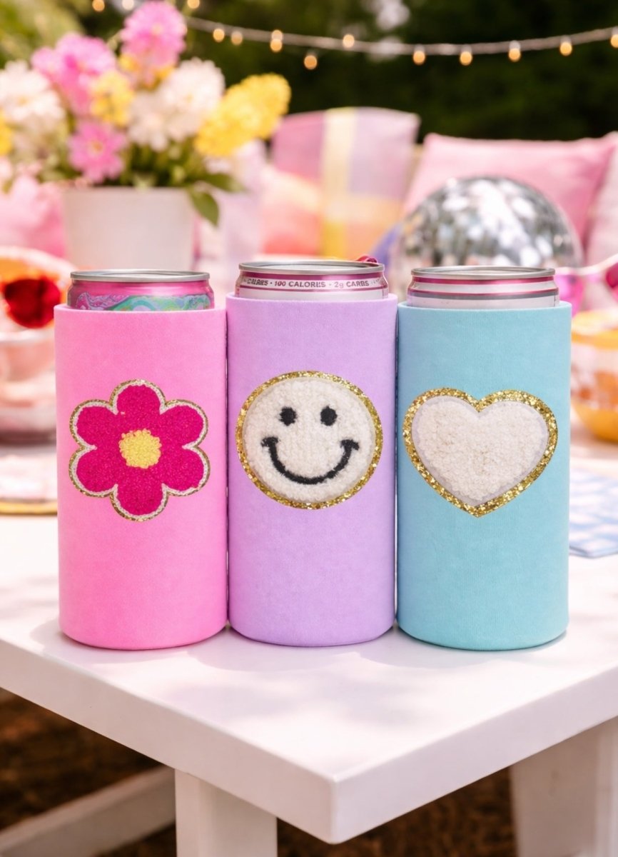 Patch Icon Slim Can Koozie