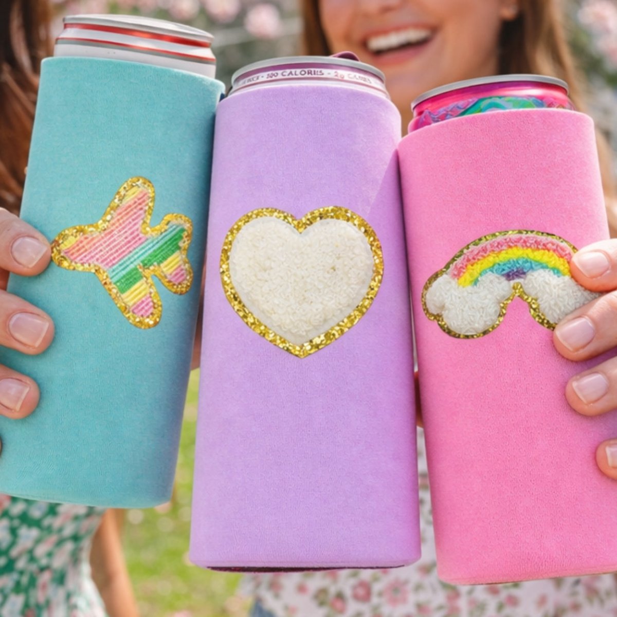 Patch Icon Slim Can Koozie