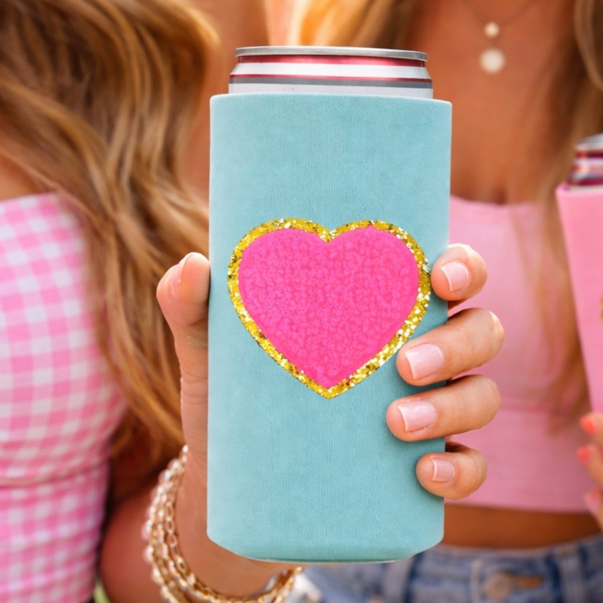 Patch Icon Slim Can Koozie