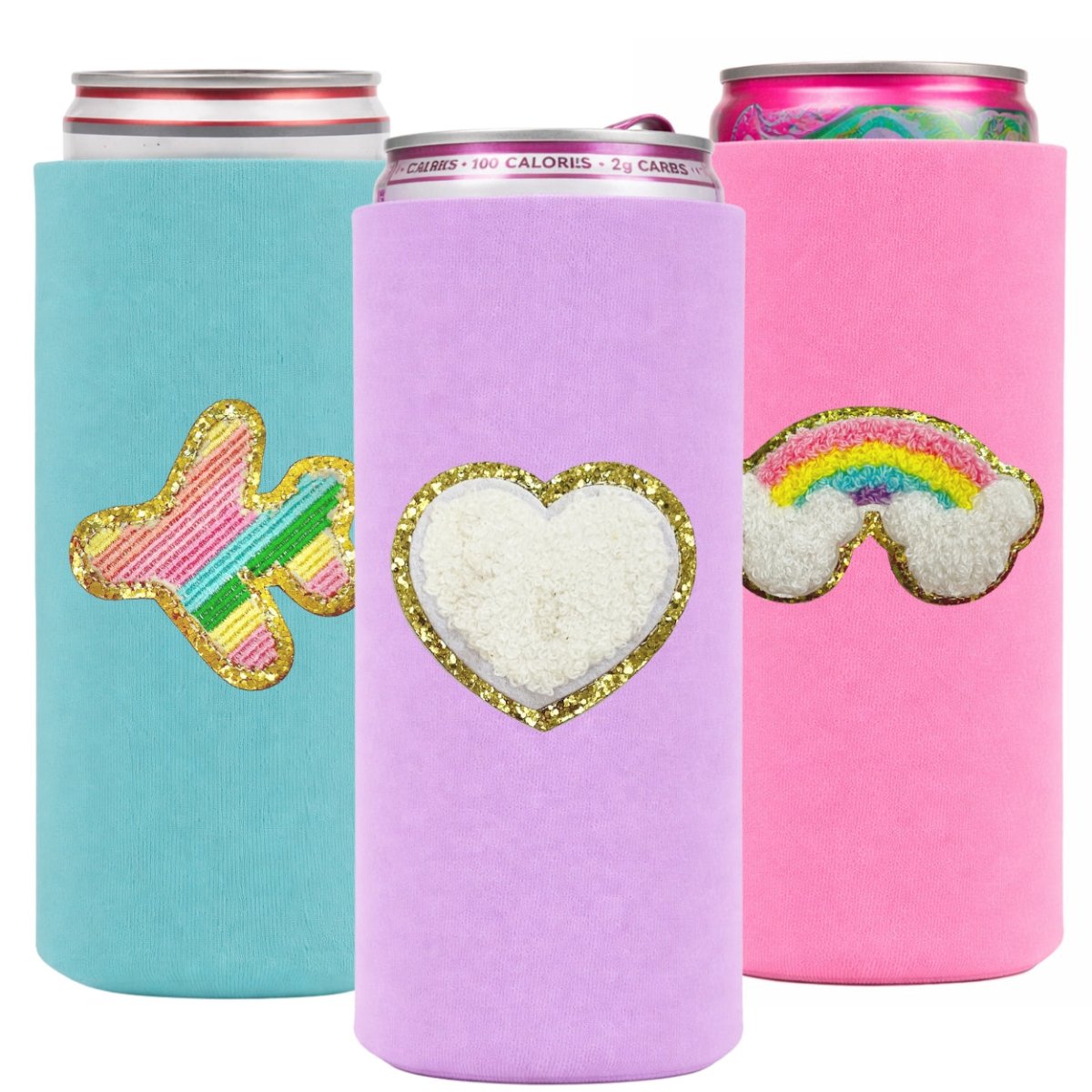 Patch Icon Slim Can Koozie