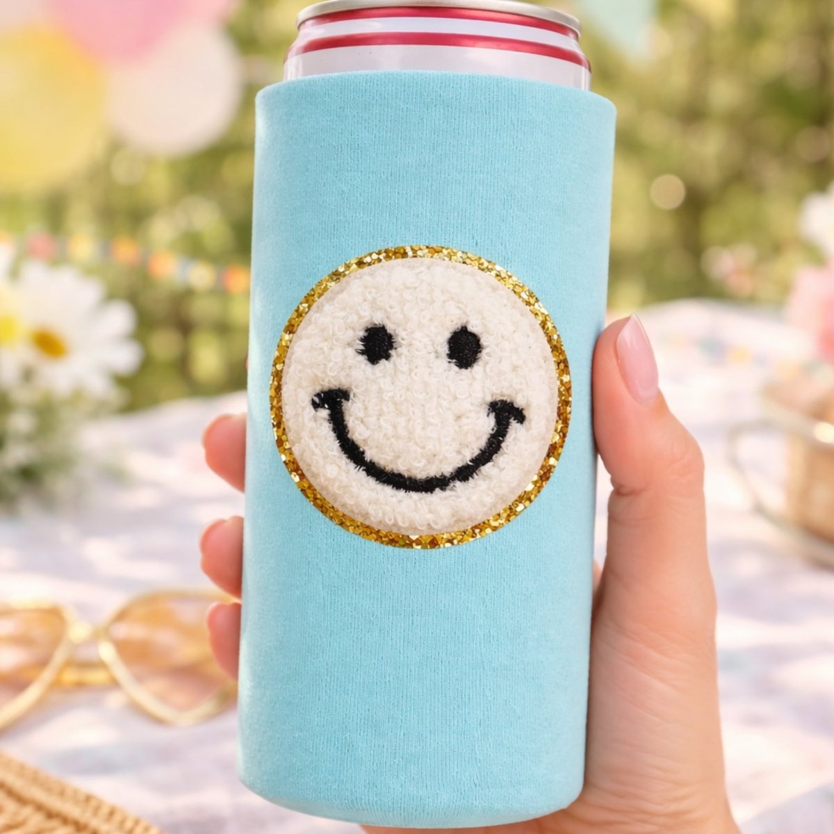 Patch Icon Slim Can Koozie
