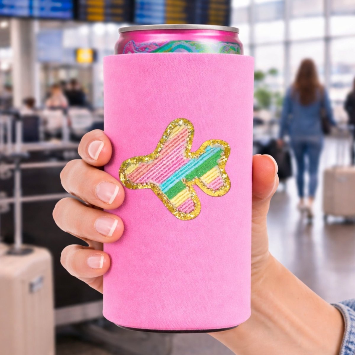 Patch Icon Slim Can Koozie