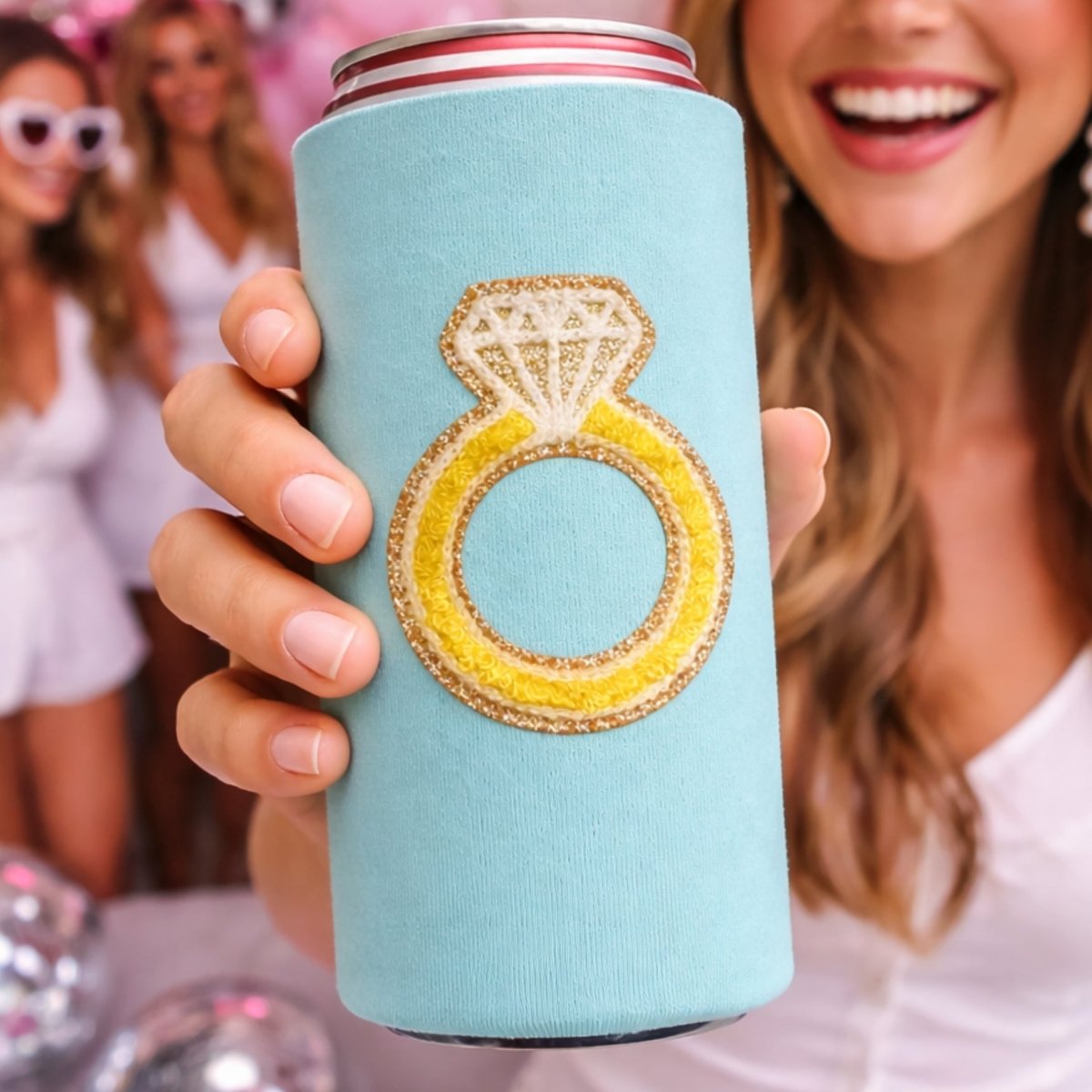 Patch Icon Slim Can Koozie