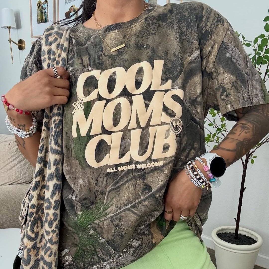 PUFF 'All Mom's Welcome' Realtree Camo/Leopard T-Shirt