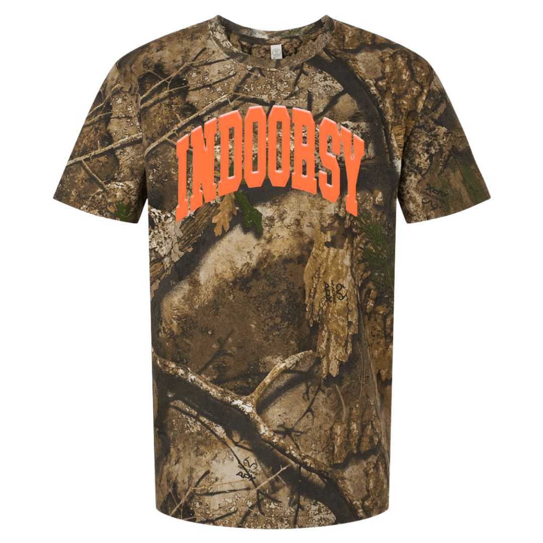 PUFF 'Catch Me Inside' Realtree Camo/Leopard T-Shirt