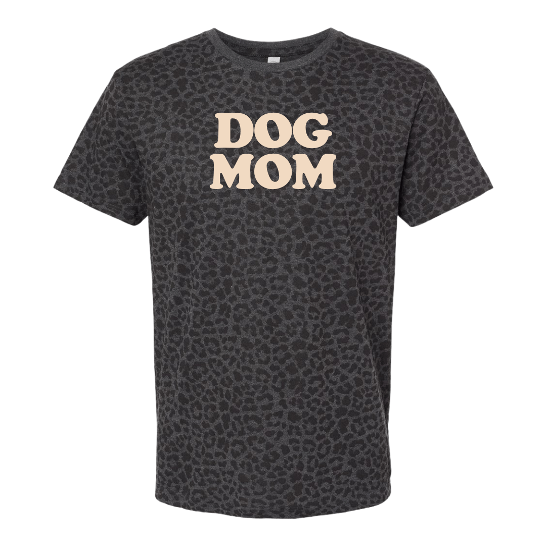 PUFF 'Dog Mom' Realtree Camo/Leopard T-Shirt