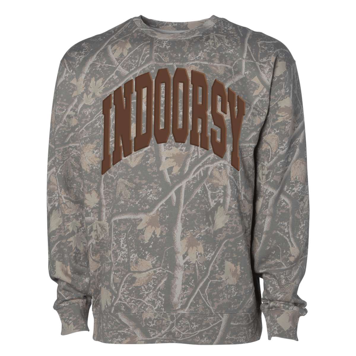 PUFF ‘Homebody’ Camo Hideaway Crewneck