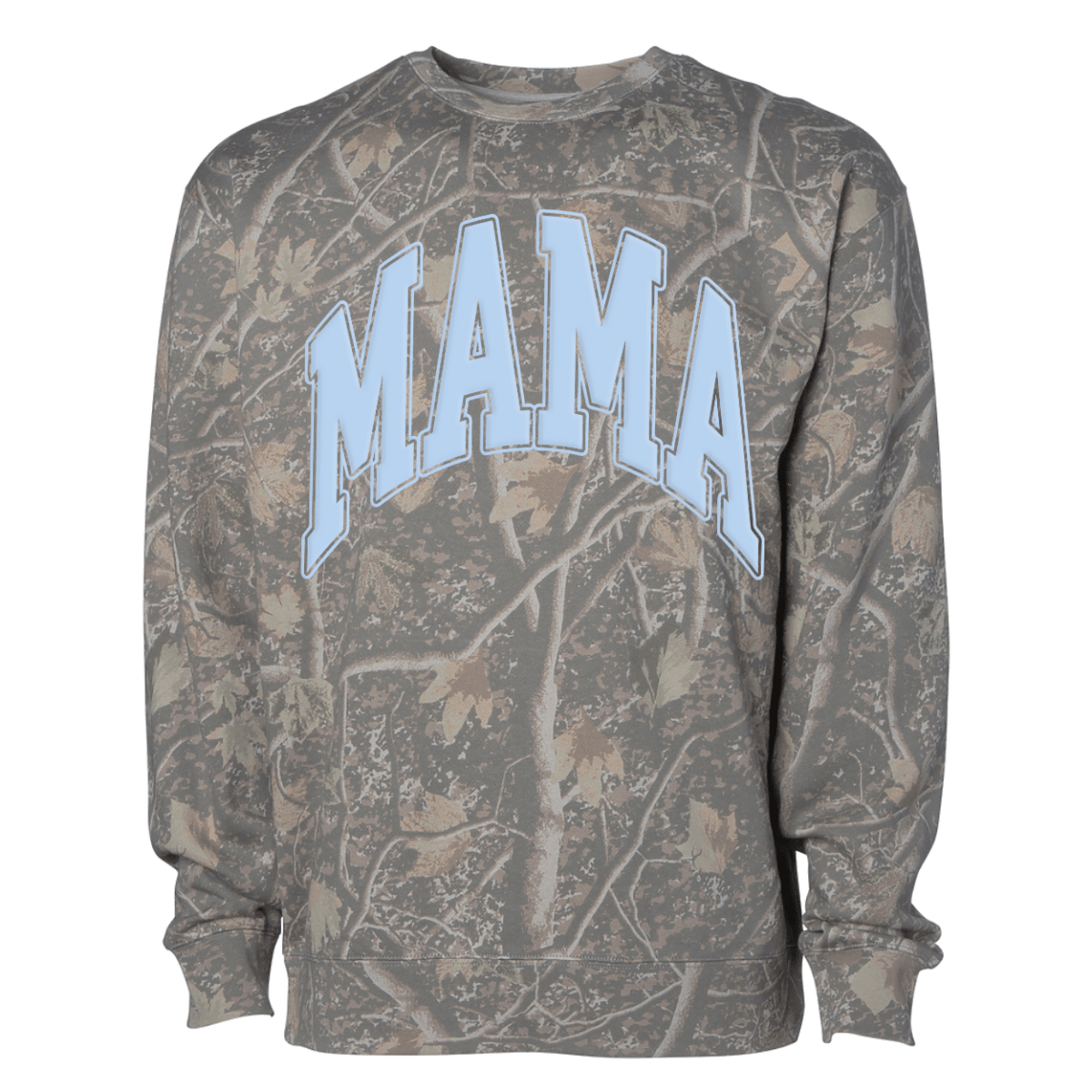 PUFF 'Mama' Camo Hideaway Crewneck