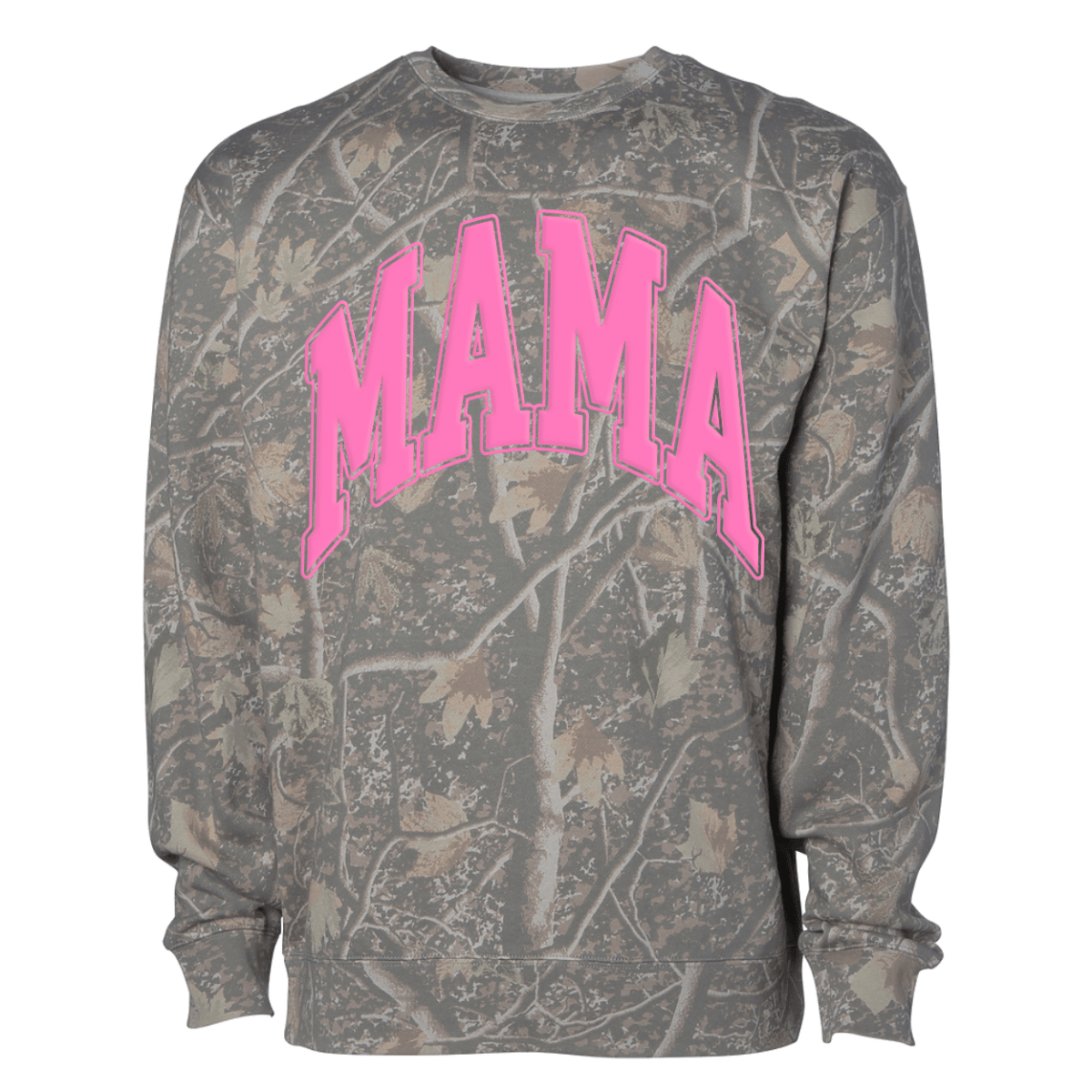 PUFF 'Mom Life' Camo Hideaway Crewneck
